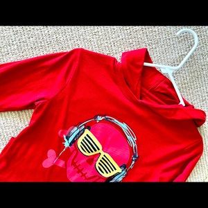 Kids hoodie- skeleton hipster! 💀 🎧